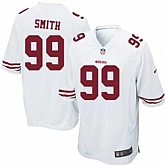Nike Men & Women & Youth 49ers #99 Aldon Smith White Team Color Game Jersey